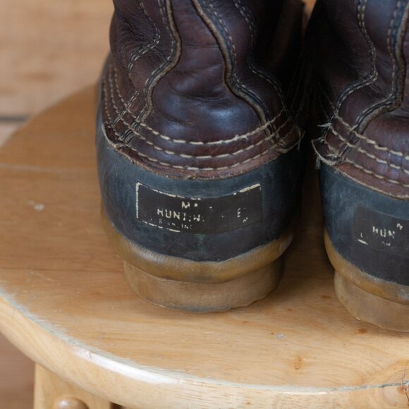 Vintage LL Bean Maine Hunting Shoe Boots 11" - M 6 / W 8 - Picture 9 of 11